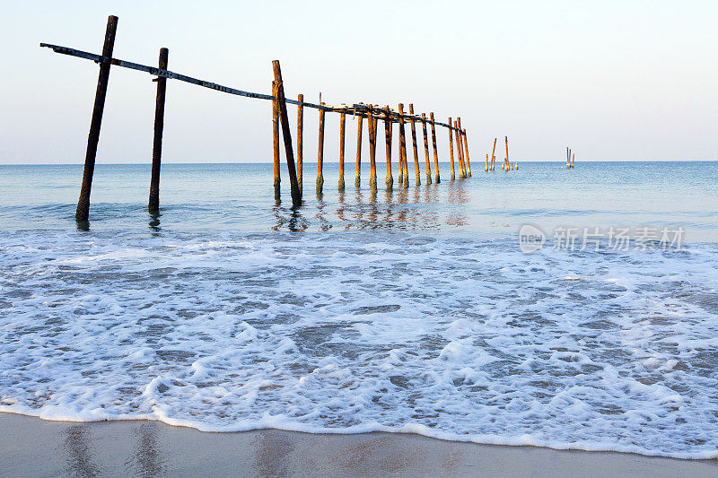 Pilai Bridge Natai海滩Phang Nga